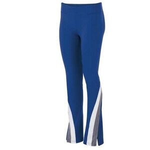 Holloway Girls Aerial Pant #229973 Girls‎ Size M Medium Cheer Track Blue White